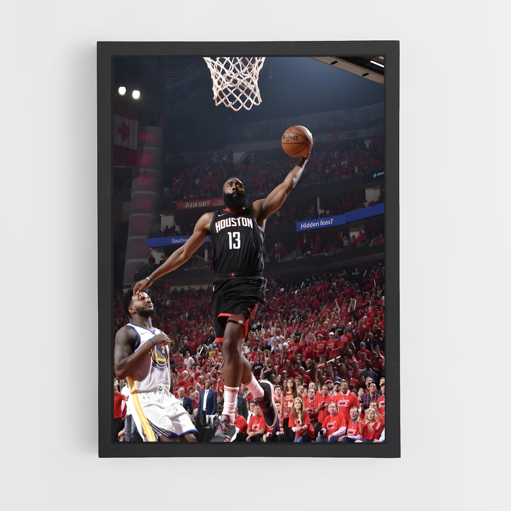 Poster James harden – affiche Basketball (vue 2)